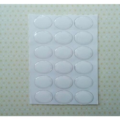 2018 New 25*18MM Clear Oval Epoxy Resin Stickers,Self Adhesive 3D Dome Transparency Sticker,1000pcs/lot Free Shipping