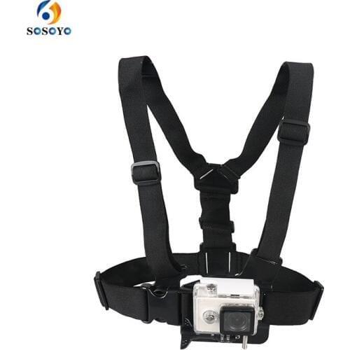 Adjustable Chest Straps Chest Body Harness mount belt For Gopro hero 8 7 6 5 4 3 2 SJCAM Xiaomi yi Action Camera Accessories