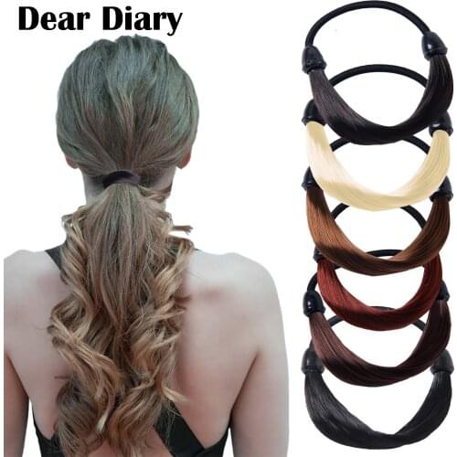 1PC Realistic Wig Ponytail Holder Magic Hair Stick Synthetic Wig Hair Elastic Rubber Hair Ties Fast Delivery Dropshipping