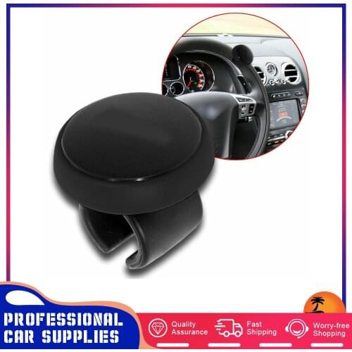 Car Truck Steering Wheel Silicone Booster Handle Spinner Knob Ball Black Driving Turning Helper For RV Camper Truck Lorry