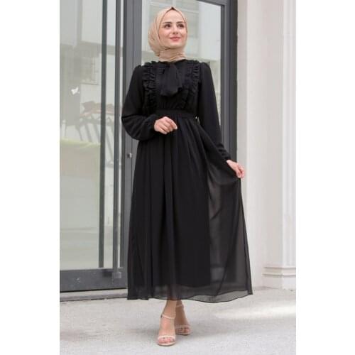 Chiffon Hijab Womens Evening Dress Muslim Hijab Party Evening Long Dress Islamic Clothing Engagement Henna Wedding