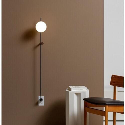 Modern led glass ball luminaria abajur bedroom light monkey lamp home deco beside lamp living room lamp