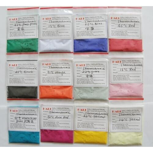 Thermochromic pigment, thermochromic powder, heat sensitive pigment, temperature sensitive powder for nail arts