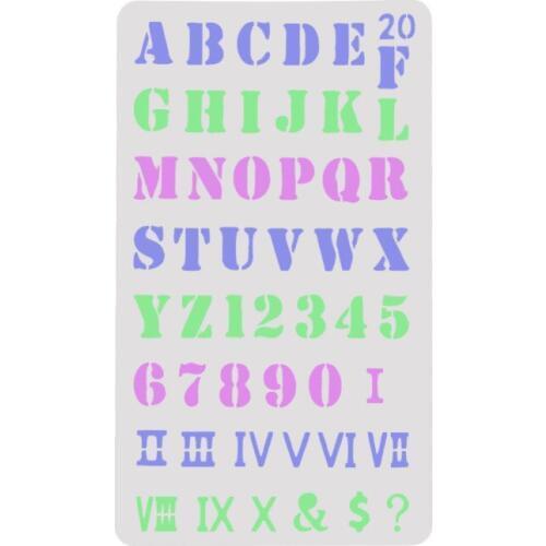 Letter Layering Stencils for Diy scrapbook/photo album Decorative Embossing coloring,painting stencil,home decor