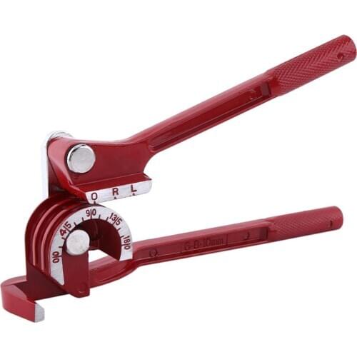 Universal Tube Bender Professional Manual Pipe Bender Adjustable 3 In 1 180 Degree 1/4" 5/16" 3/8" Pipe Bending Tool Aluminum