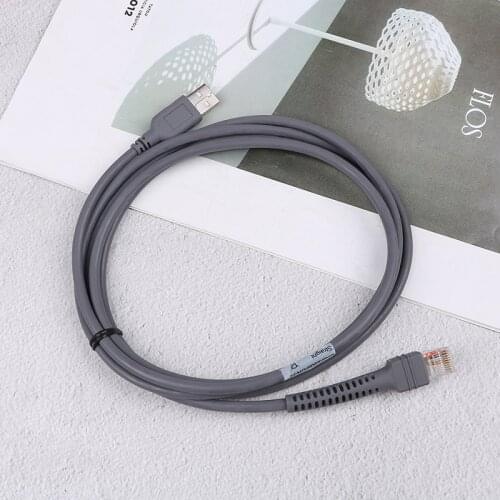 USB Cable For Cba-u01-S07ZAR Fit For Symbol Ls1203 Ls2208 Ls4208 Ls3008 Ls4278 USB Cable fit for Motorola Symbol Barcode Scanner