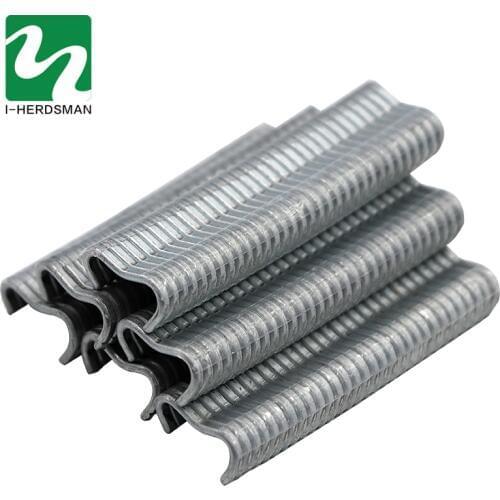 1200Pcs M Nails Cage Wire Tools Fastening Clamp Chicken Rabbit Mink Fox Birdcage tight wire pliers Dog Cage Clamp Installation