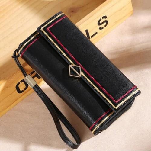 Women Wallets cow Leather Clutch Female Long Wallet for Phone Card Holder Lady Wallets Purses Girls Wallets money bag WT053