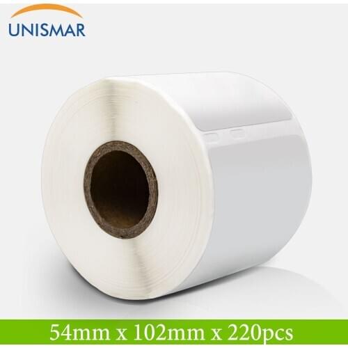 1Roll/220pcs 30323 Standard Shipping Thermal Labels 2 1/8" x 4" Compatible for DYMO LabelWriter 450 450 Turbo Printer LW 30323