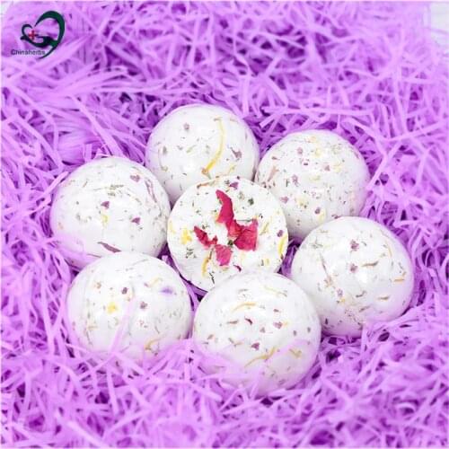 5 Pcs Wholesale Yoni Bath Bombs Dried Flower Salt Soap Balls Essential Oil Shower Product Stress Relief Vaginal Odor PH Balance