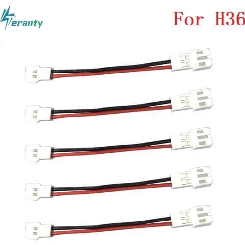 5pcs/lot Charger Connecting line For E010 E011 E012 E013 F36 H36 H56 RC Quadcopter Parts for Lipo Battery charging Units