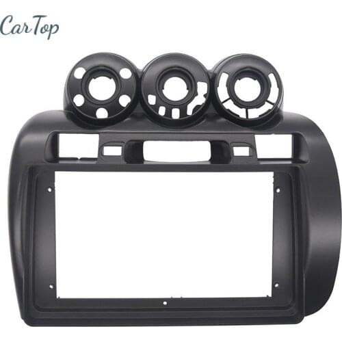 9 Inch For Honda Jazz City2006 Radio Fascia Double Din DVD Stereo CD Panel Mount Installation Trim Kit Frame Bezel