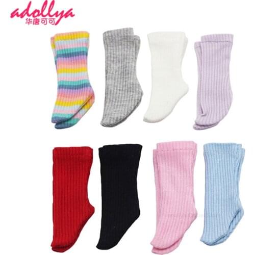 Adollya BJD Doll Accessories Candy Colors Stocking BJD Doll Socks Clothes Fashion Socks Suitable for 1/6 Dolls