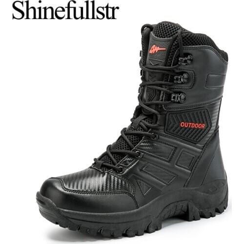 Men Tactical Military Boots Shoes Boot Swat Army Combat Hiking Trekking Outdoor Mountain Botas Tacticas Militares Para Hombre