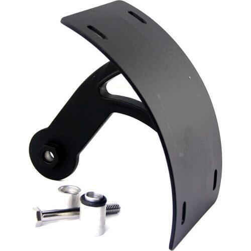Black Curved Side Mount License Plate Bracket For Suzuki Boulevard M109R 2006-2013