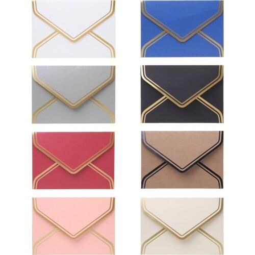 H05B 10pcs Retro Vintage Blank Craft Paper Envelopes For Letter Greeting Cards Wedding Party Invitations 125x175mm