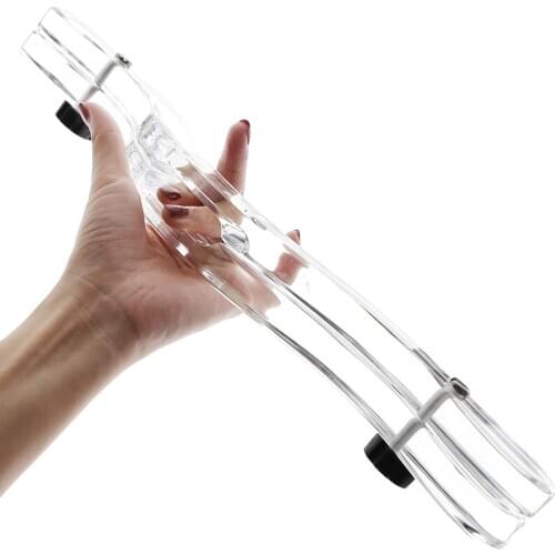 Crystal Humbler CBT Cock & Ball Torture BDSM Ball Stretcher Scrotal Fixture BALL SMASHER CRUSHER Wood Humbler R996 Crystal