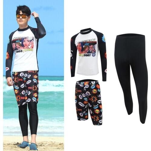 Mens Womens Sport Suits Fitness Yoga Running Athletic Tracksuits Long Sleeve Swimsuit Bathing Surf Snorkeling Suit Rash Guards