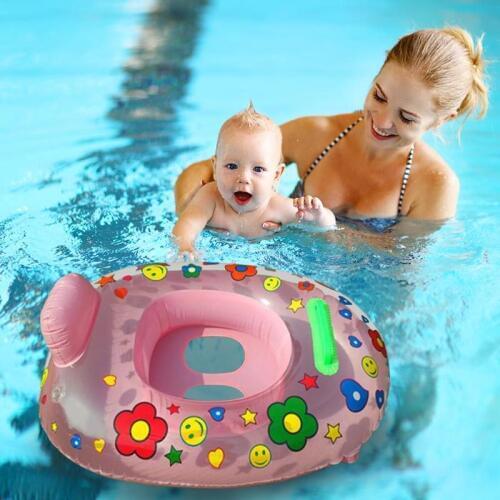Neck Ring Tube Swimming Baby Accessories Safety Infant Float Circle for Bathing Inflatable Flamingo Inflatable Water