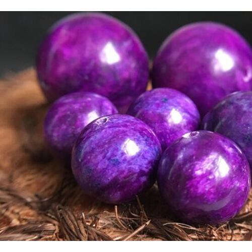 Natural and scattered beads 12/14/16/18/20MM single bead , royal purple beads