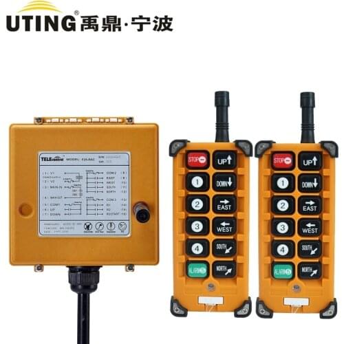 UTING F23-A++ industrial radio remote control AC/DC universal wireless control for crane 2 transmitters 1receiver