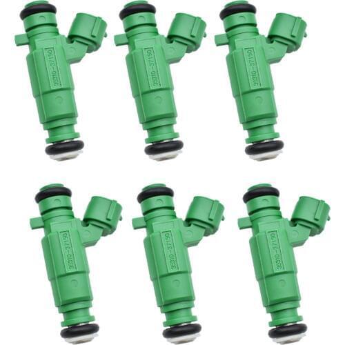 6pcs Fuel Injector 35310-37150 9260930004 For Hyundai Sonata Santa Kia Optima Sportage DOHC V6 2.5L 2.7L 2002 2003