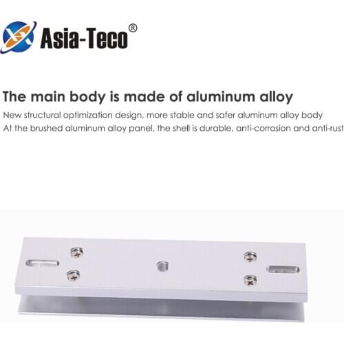 280kg Magnetic lock U shape bracket f for frameless glass door Access Control System Accessory