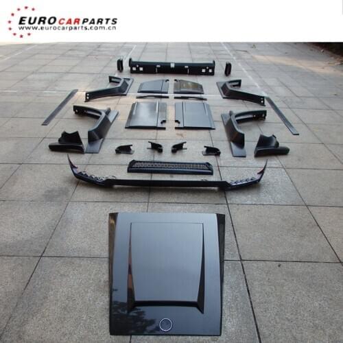 High quality W463 hood bumper fender fit for B-style full body kit for g63 g65 g500 g55 body kit