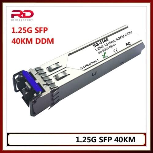 1.25G SFP module 40KM 1310nm SFP optical fiber module transceiver