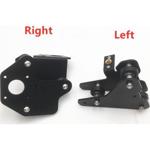 1pcs 3D printer parts CR-10 S4/S5 X axis motor mount bracket right/left X-axis Front/Back Motor mount Plate with wheels T nut