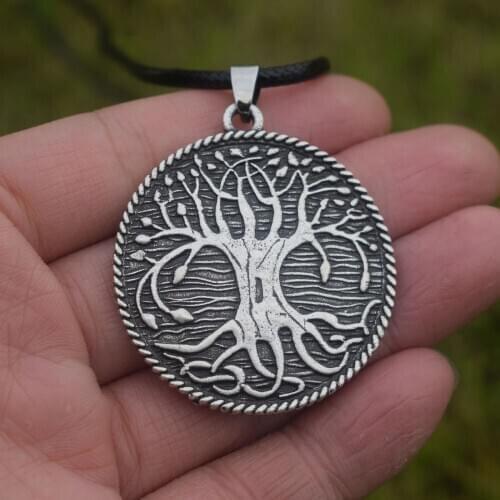 12pcs vintage viking Celtics tree of life necklace