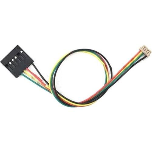 20CM 28AWG 6pin 2.54 DuPont 6pin Dupont to hirose 5pin DF13 Telemetry adapter cable for APM 2.5 3DR wire ha