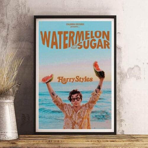 Diamond Painting 5d Modern Harry Style Mosaic Picture Home Decoration Watermelon Sugar Poster Diamond Embroidery Room Decor