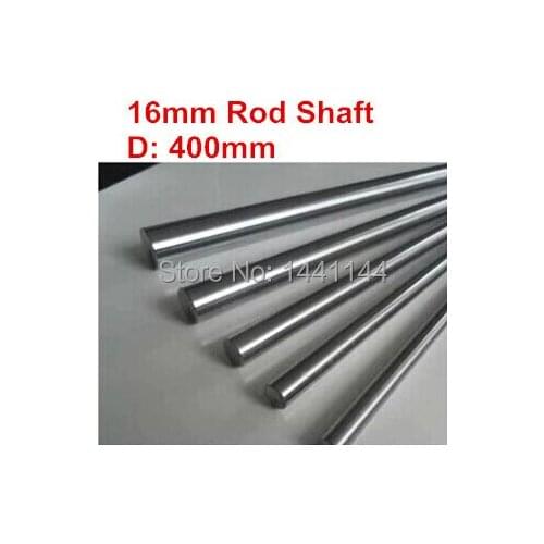 Free shipping 2pcs 16mm - 400mm chrome plated Cylinder Linear Rail Round Rod Shaft Linear Motion Shaft for CNC XYZ