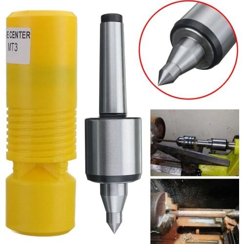 MT1 MT2 MT3 MT4 Steel Lathe Live Center Taper Tool Triple Bearing CNC Live Revolving Milling Center Taper Machi Accessories