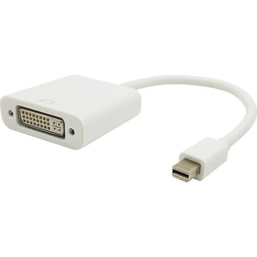 Elistooop Mini DP To DVI Adapter Cable Male To Female Thunderbolt Mini DisplayPort V1.2 To DVI Connector For MacBook