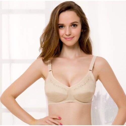 French Noble Fashion Bra Delicate Embroidery Bralette Plus Size 75 80 85 90 95 100 105 110 Bras Seamless Cotton Underwear D06