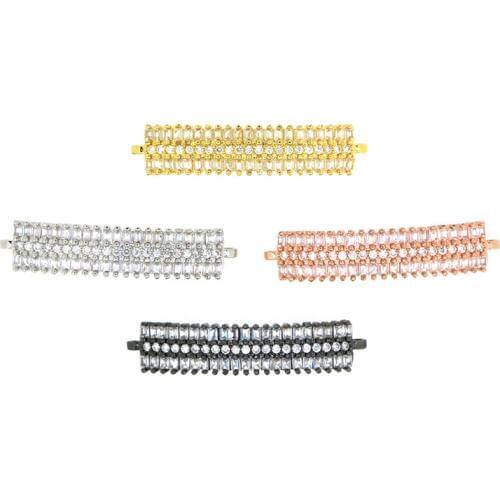 New Fashion Geometry CZ Pendants Connectors Cubic Zirconia For Jewelry Making Supplies For Jewelry Findings Components