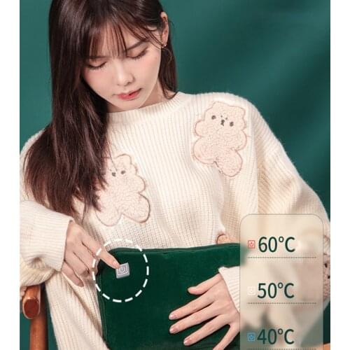 USB Rechargeable Hand Warmer Temperature Adjustable Hot Bag Graphene heat Warm Pad Portable Gloves Pad Electric Hand Warmer