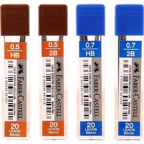 FABER CASTELL 0.5mm/0.7mm student activity pencil lead HB/2B automatic lead