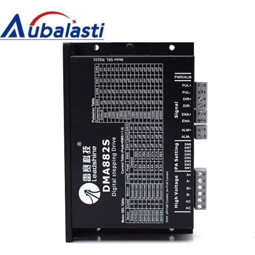 Leadshine Digital 2Phase Stepper Motor Driver DMA882S Input Voltage VAC20-80V Step Motor Driver For Engraver Controller