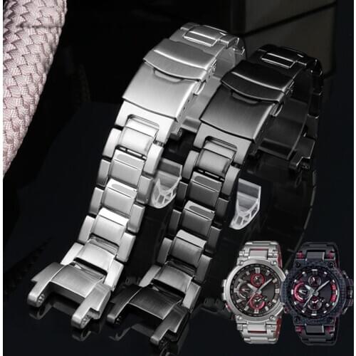 TOP sell watchband for GSHOCK MTG-B1000 series modified 316L stainless steel watch band solid stainless steel belt male