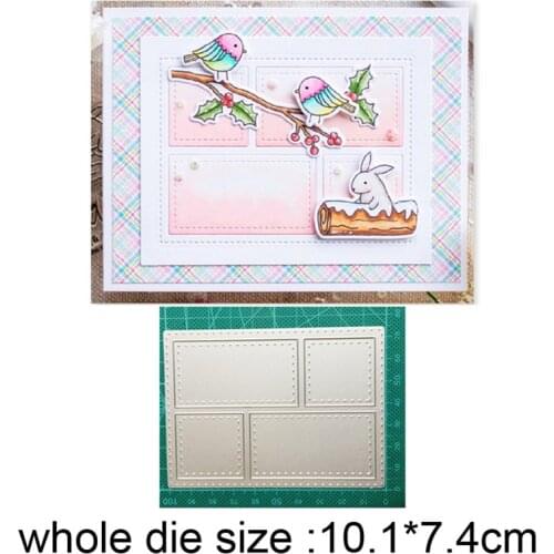 Background Frame Metal Cutting Dies Stencils dies for DIY Scrapbooking dies Decoration Paper Craft dies Embossing Dies Cuts 2021