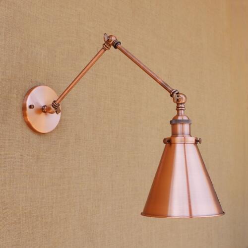 Loft Style Edison Wall Sconce Bedside Lamp Long Arm Industrial Vintage Wall Light Fixtures Indoor Lighting Lampara Pared