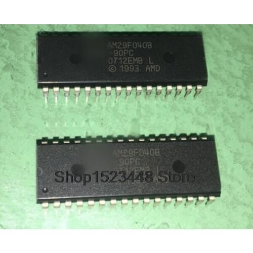 New 5pcs/ lot AM29F040B AM29F040B-90PC AM29F040B-90 AM29F040 dip32