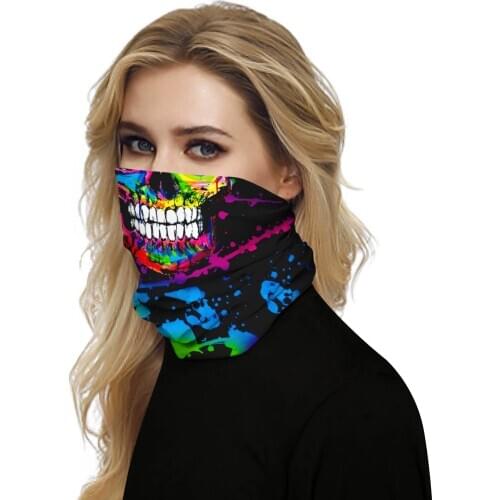 New Explosion Skull Digital Printing Outdoor Mask Movement Climbing Insect Shading wu yan mao Magic Scarf