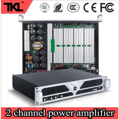 TKL PS1500 8ohm 2 channel professional amplifier 1500WX2 outdoor performance stage bar DJ power amplifier