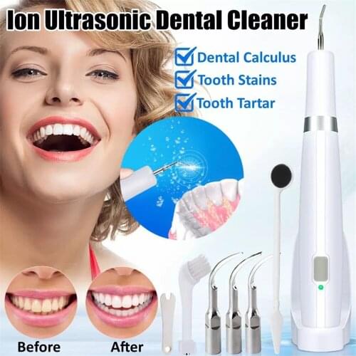 Ultrasonic Tooth Cleaner Household Electric Dental Washer Tartar Remover Dental Calculus Remover Teeth Whitening