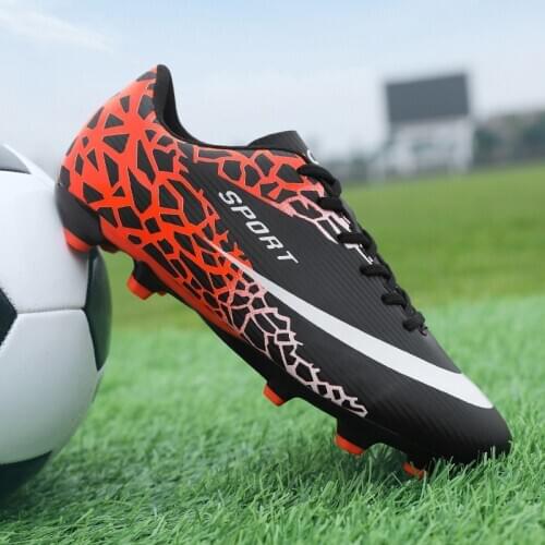 Unisex Outdoor Turf Soccer Sneakers Men Black Profissional Sport Football Cleats Men Non slip Soccer Shoes Futsal botas futbol