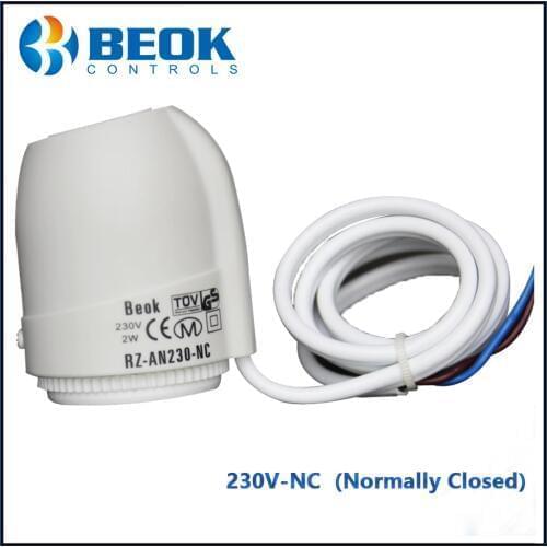 230V Normally Closed Underflooring Heating System Thermal Electric Actuator